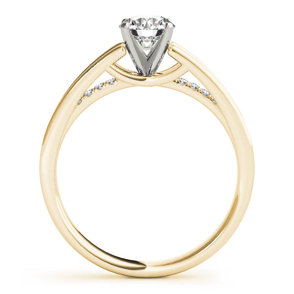 Single Row Prong Set Diamond Engagement Ring · 0.04 ct tw