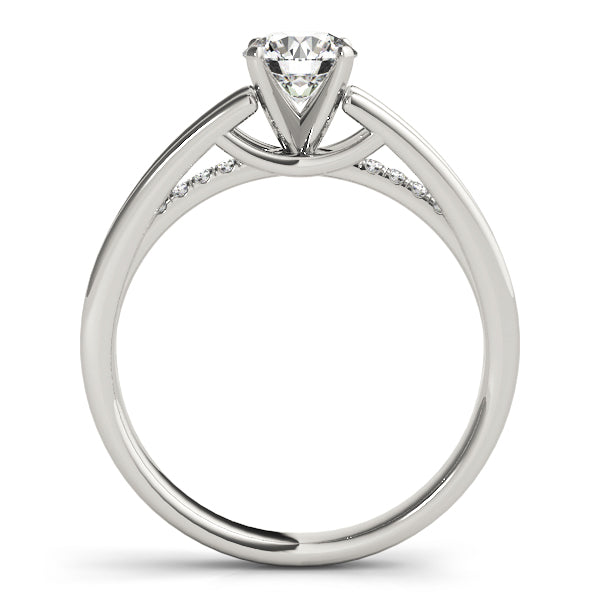 Single Row Prong Set Diamond Engagement Ring · 0.04 ct tw