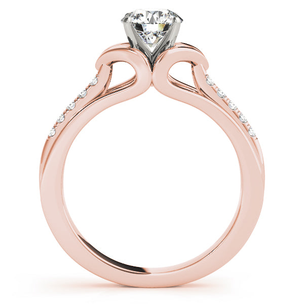 Single Row Prong Set Diamond Engagement Ring · 0.07 ct tw