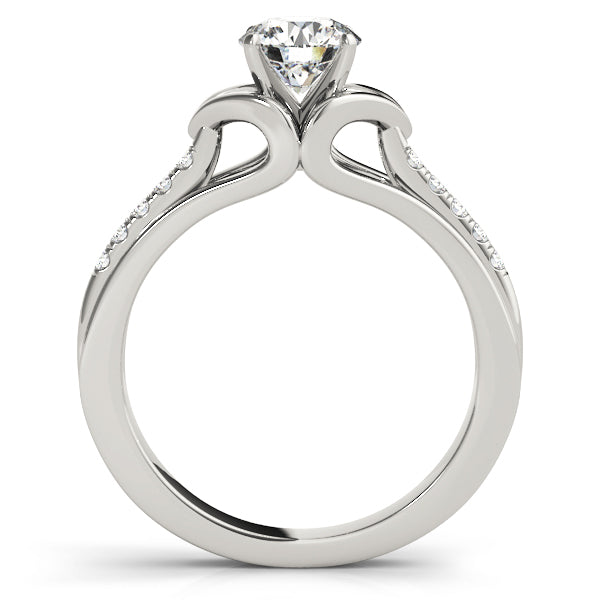 Single Row Prong Set Diamond Engagement Ring · 0.07 ct tw