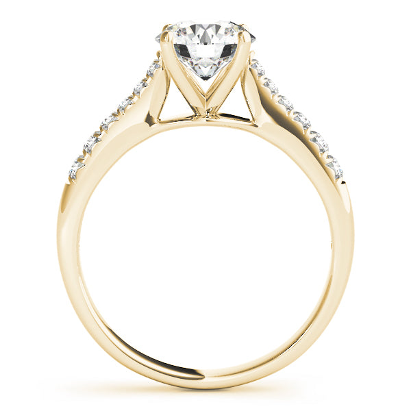 Single Row Prong Set Diamond Engagement Ring · 0.18 ct tw