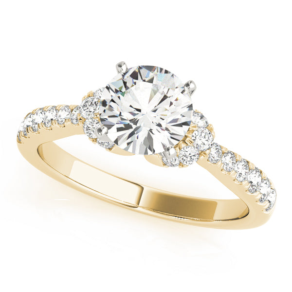 Single Row Prong Set Diamond Engagement Ring · 0.34 ct tw