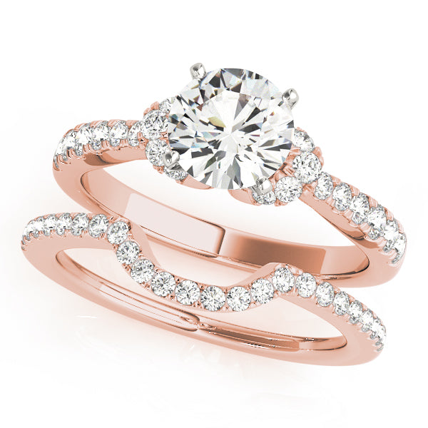 Single Row Prong Set Diamond Engagement Ring · 0.34 ct tw