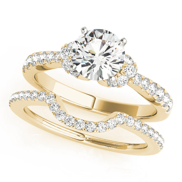 Single Row Prong Set Diamond Engagement Ring · 0.34 ct tw