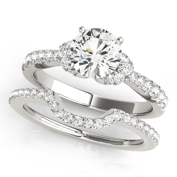 Single Row Prong Set Diamond Engagement Ring · 0.34 ct tw
