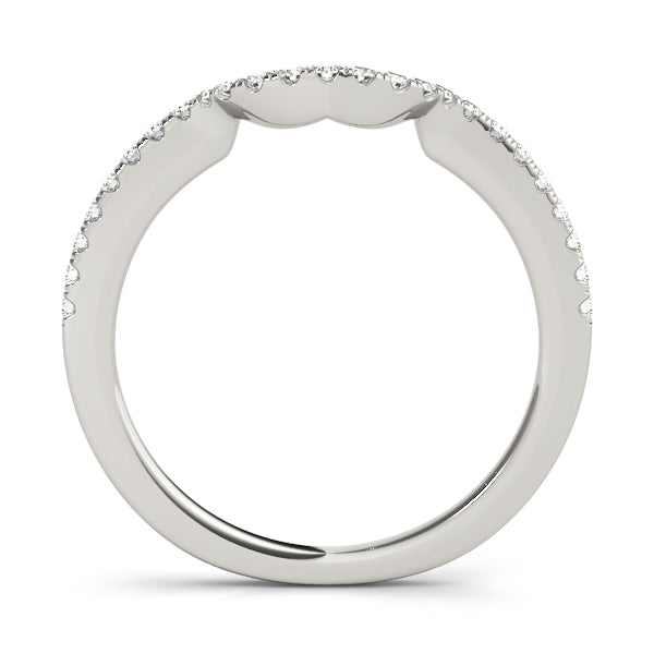 Curved Diamond Wedding Band · 0.12 ct tw