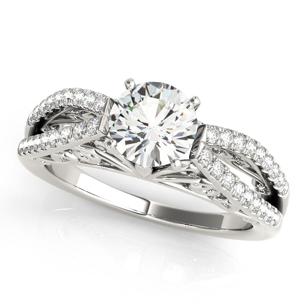 Multi-Row Diamond Engagement Ring · 0.27 ct tw