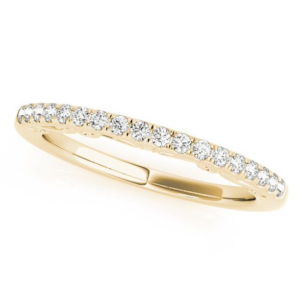 Curved Diamond Wedding Band · 0.27 ct tw