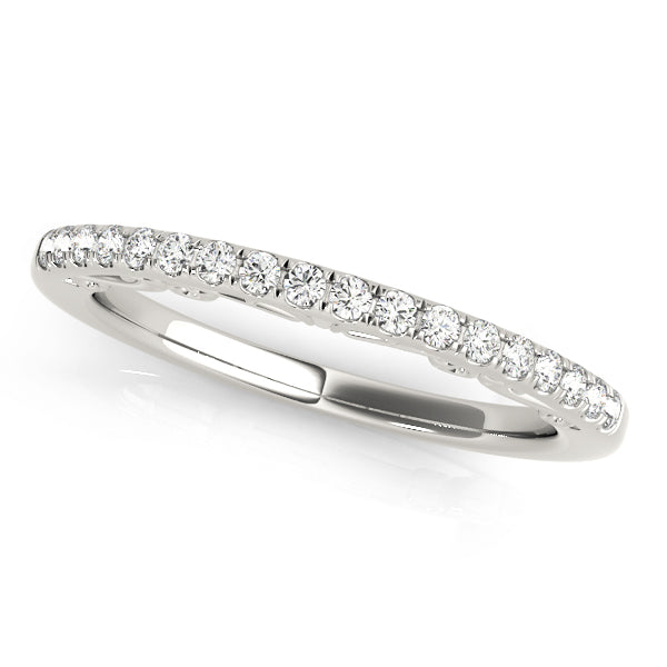 Curved Diamond Wedding Band · 0.27 ct tw