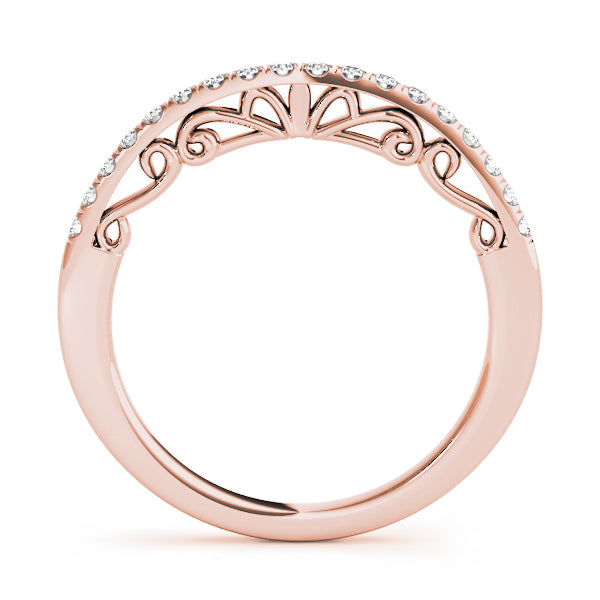 Curved Diamond Wedding Band · 0.27 ct tw