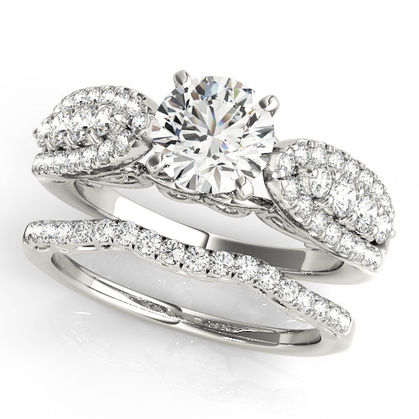 Multi-Row Diamond Engagement Ring · 0.55 ct tw