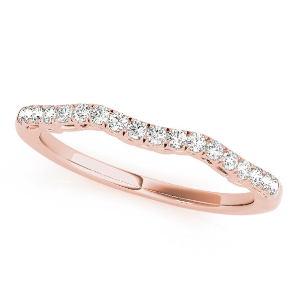 Curved Diamond Wedding Band · 0.20 ct tw