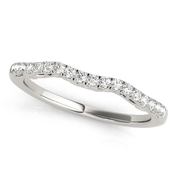 Curved Diamond Wedding Band · 0.20 ct tw