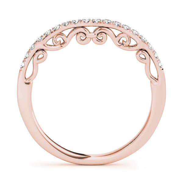 Curved Diamond Wedding Band · 0.20 ct tw