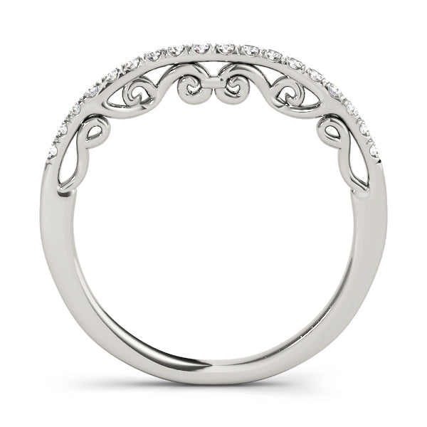 Curved Diamond Wedding Band · 0.20 ct tw