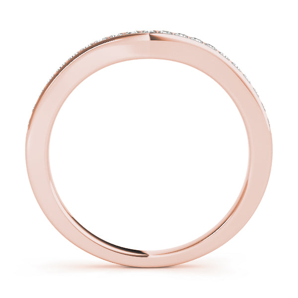 Curved Diamond Wedding Band · 0.16 ct tw