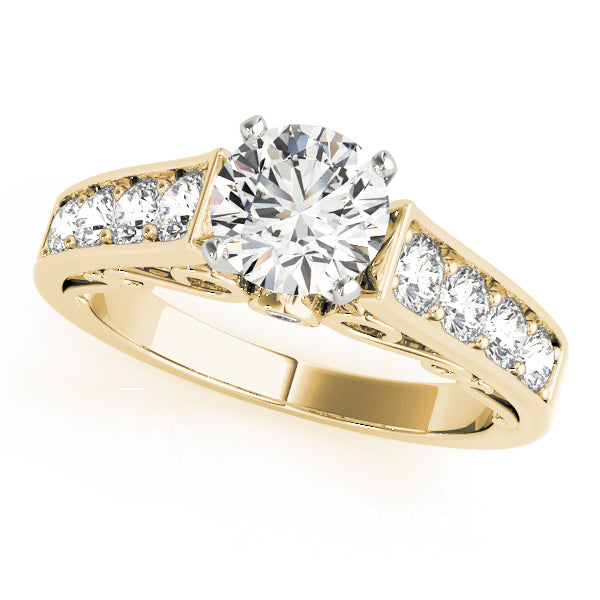 Single Row Prong Set Diamond Engagement Ring · 0.75 ct tw