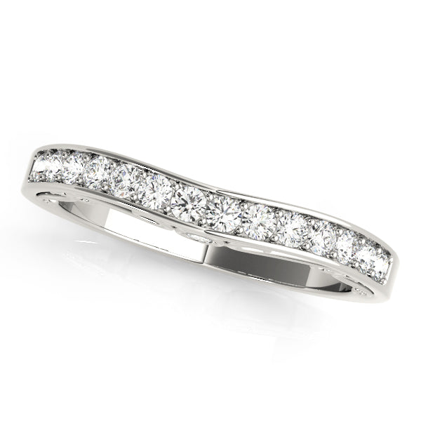 Curved Diamond Wedding Band · 0.28 ct tw