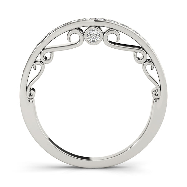 Curved Diamond Wedding Band · 0.28 ct tw