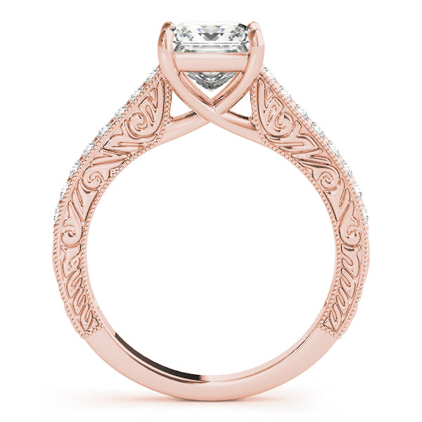 Square Trellis Diamond Engagement Ring · 1.74 ct tw