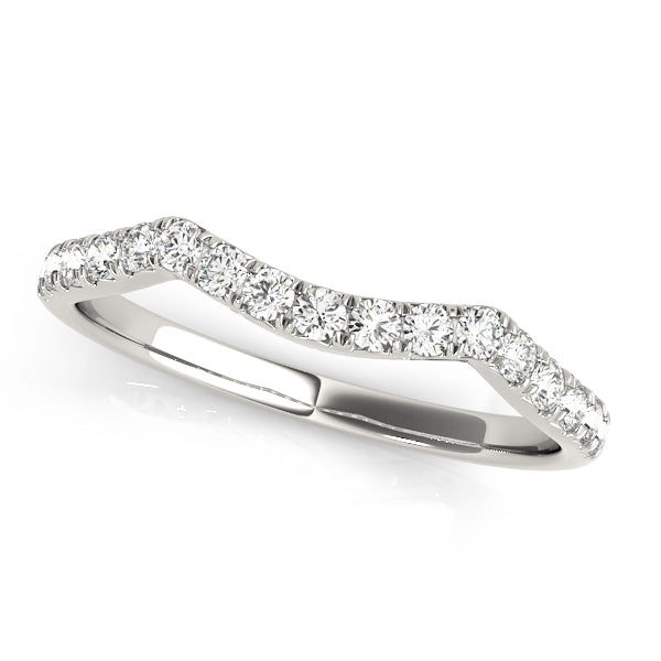 Curved Diamond Wedding Band · 0.26 ct tw