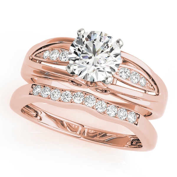 Single Row Prong Set Diamond Engagement Ring · 0.03 ct tw