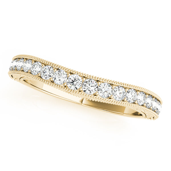 Curved Diamond Wedding Band · 0.28 ct tw