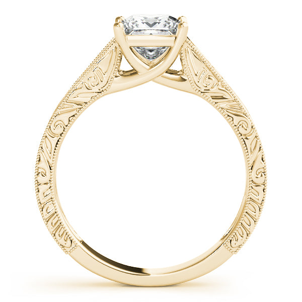 Square Trellis Diamond Engagement Ring · 0.32 ct tw