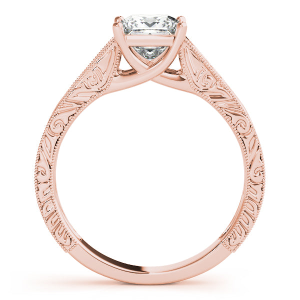 Square Trellis Diamond Engagement Ring · 0.50 ct tw