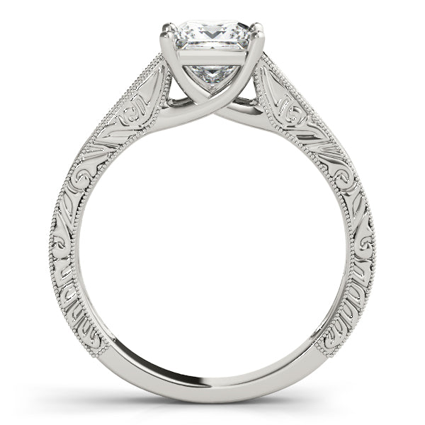 Square Trellis Diamond Engagement Ring · 0.32 ct tw