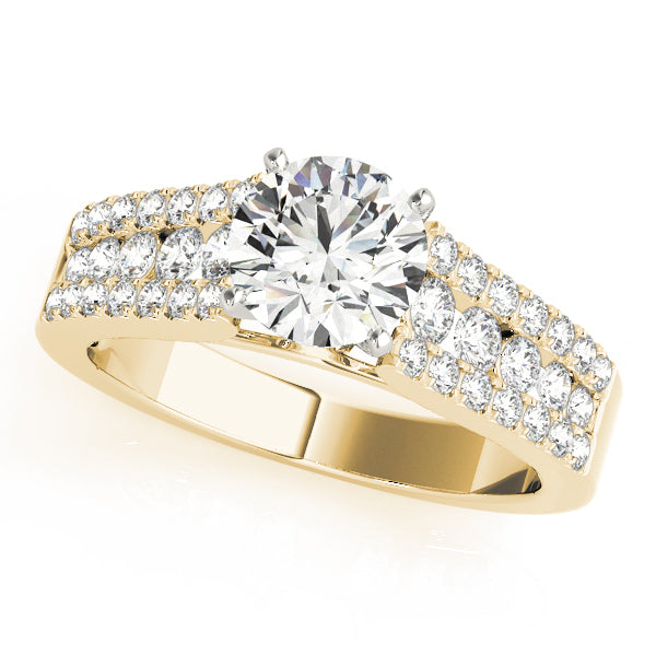 Multi-Row Diamond Engagement Ring · 0.58 ct tw