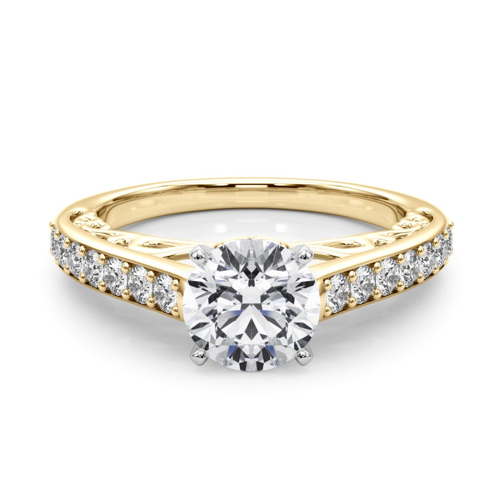 Single Row Prong Set Diamond Engagement Ring · 0.35 ct tw