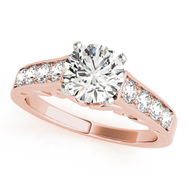 Single Row Prong Set Diamond Engagement Ring · 0.46 ct tw