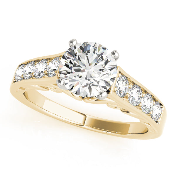 Single Row Prong Set Diamond Engagement Ring · 0.46 ct tw