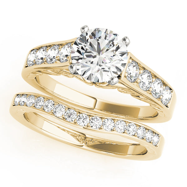 Single Row Prong Set Diamond Engagement Ring · 0.46 ct tw
