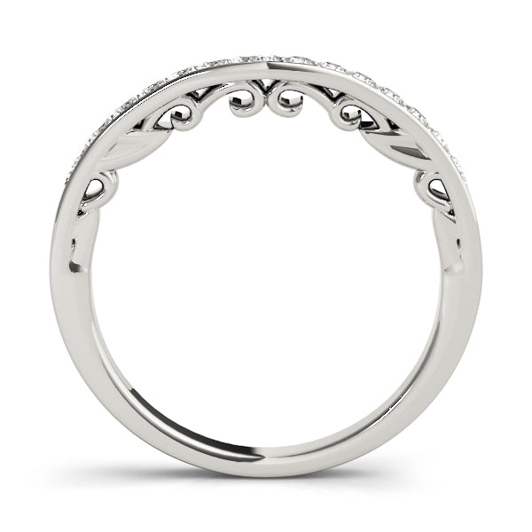 Curved Diamond Wedding Band · 0.19 ct tw