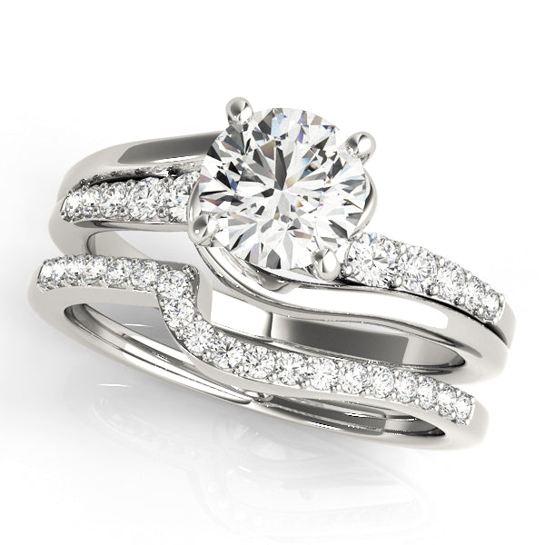 Bypass Diamond Engagement Ring · 0.27 ct tw