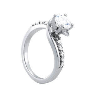 Bypass Diamond Engagement Ring · 0.27 ct tw