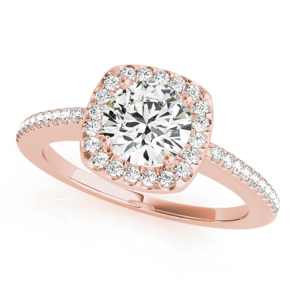 Round Halo Diamond Engagement Ring · 1.47 ct tw