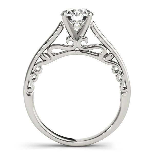 W Filigrie Solitaire Engagement Ring