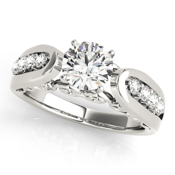Single Row Prong Set Diamond Engagement Ring · 0.29 ct tw