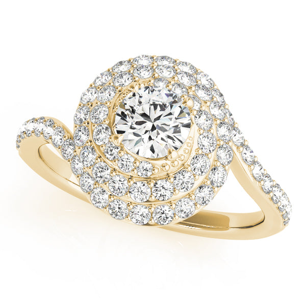 Round Halo Diamond Engagement Ring · 2.33 ct tw