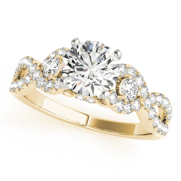 Multi-Row Diamond Engagement Ring · 0.41 ct tw