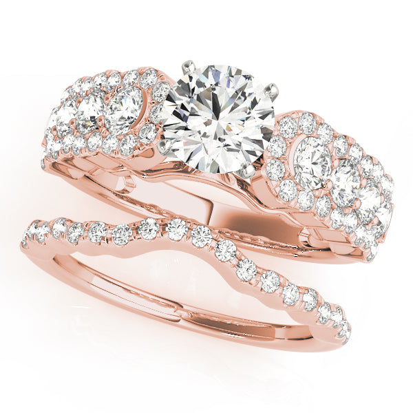 Multi-Row Diamond Engagement Ring · 1.04 ct tw