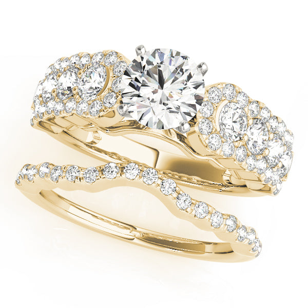Multi-Row Diamond Engagement Ring · 1.04 ct tw