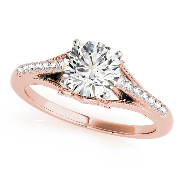 Single Row Prong Set Diamond Engagement Ring · 0.10 ct tw