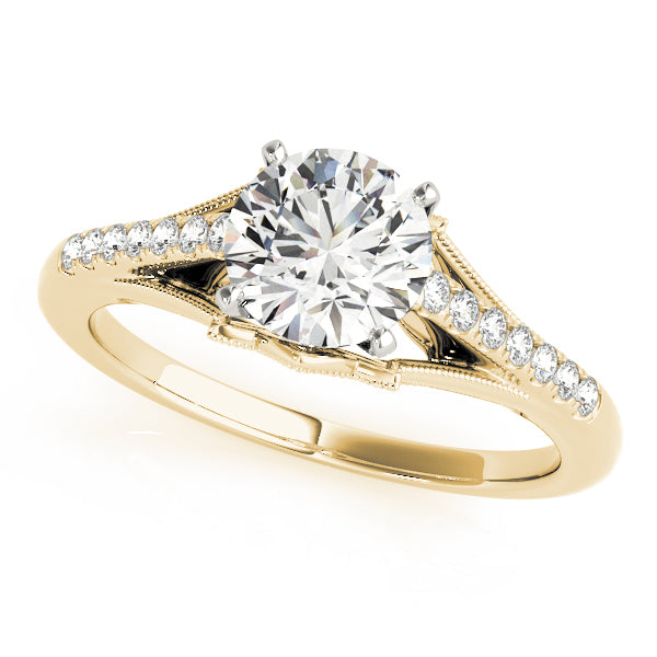 Single Row Prong Set Diamond Engagement Ring · 0.10 ct tw