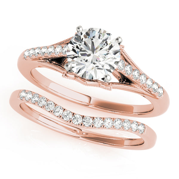 Single Row Prong Set Diamond Engagement Ring · 0.10 ct tw