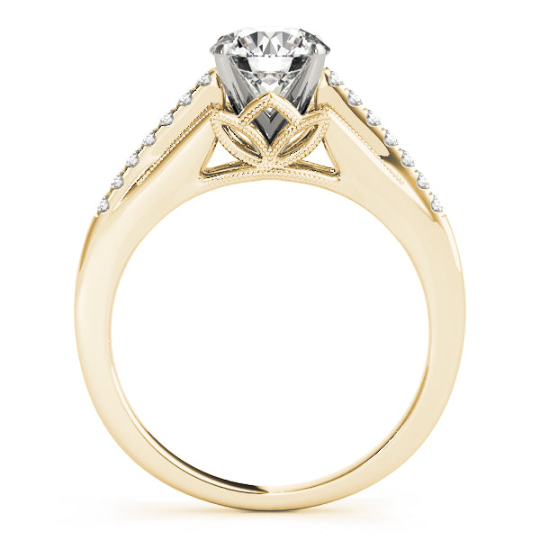 Single Row Prong Set Diamond Engagement Ring · 0.10 ct tw