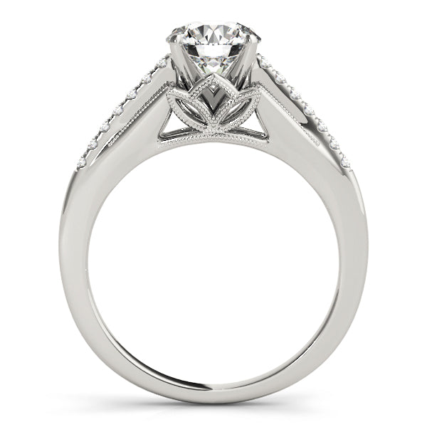 Single Row Prong Set Diamond Engagement Ring · 0.10 ct tw